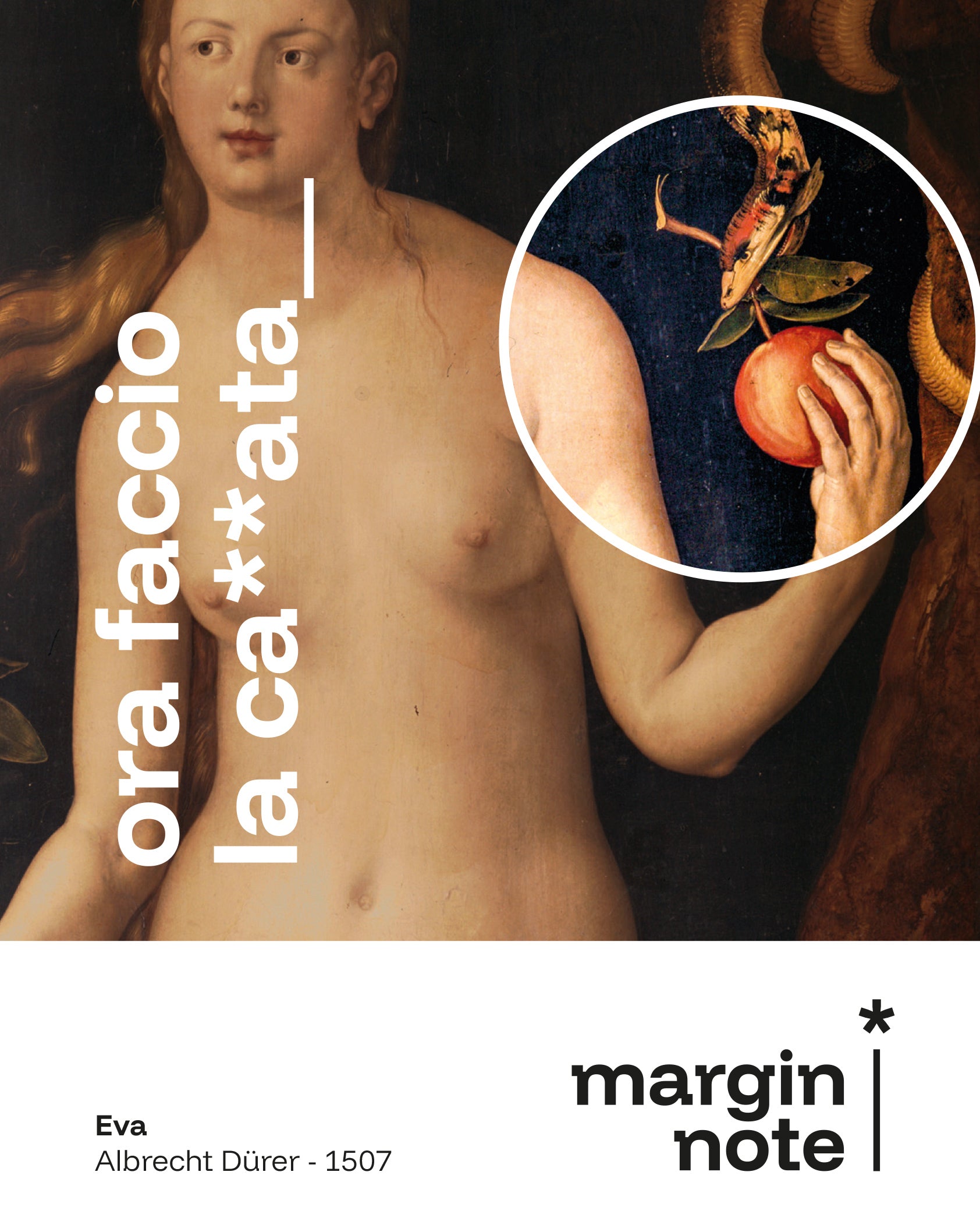 t-shirt ora faccio la ca**ata