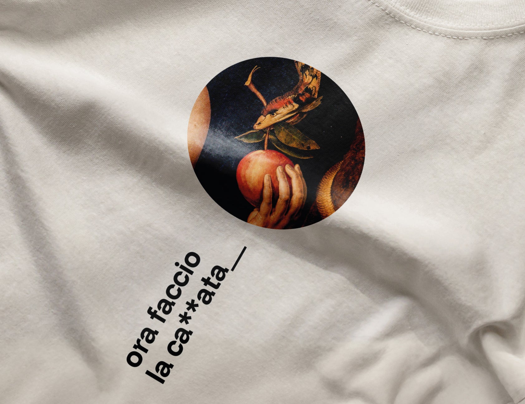 t-shirt ora faccio la ca**ata