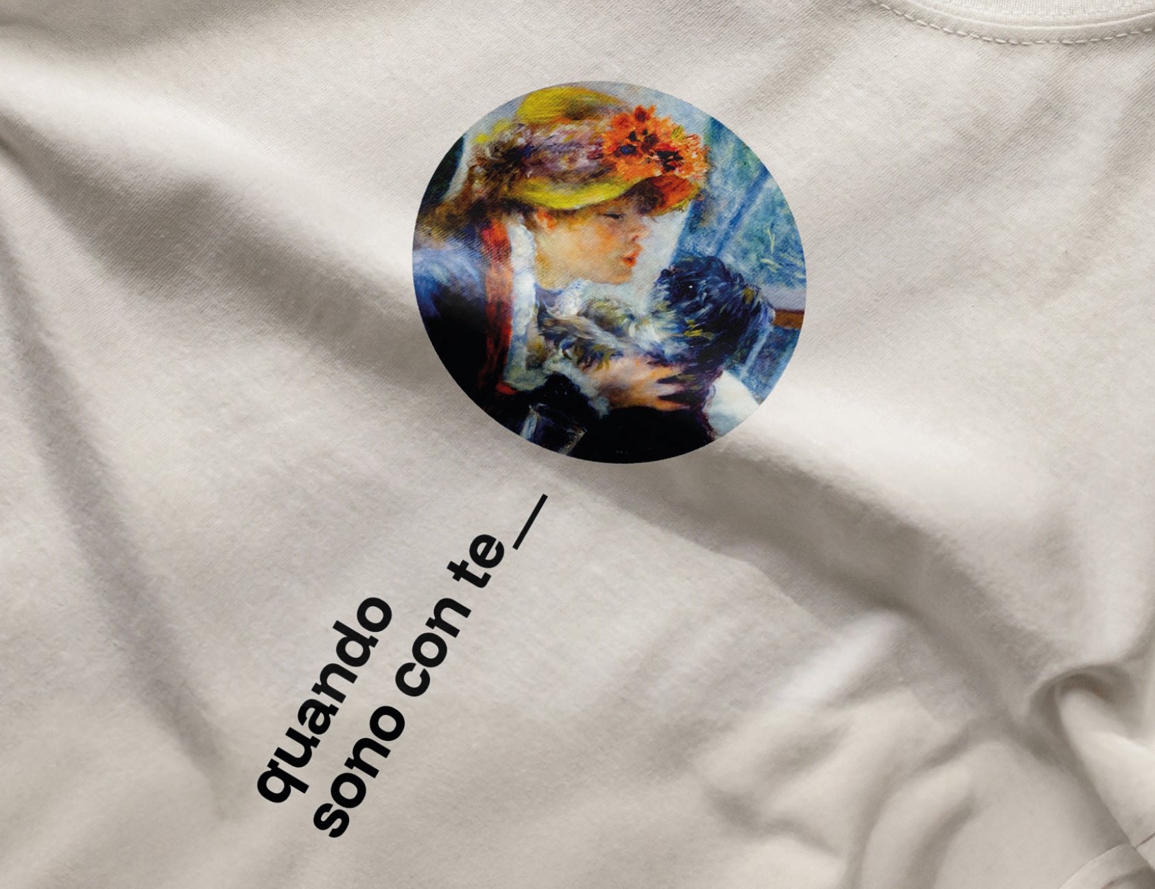 t-shirt quando sono con te