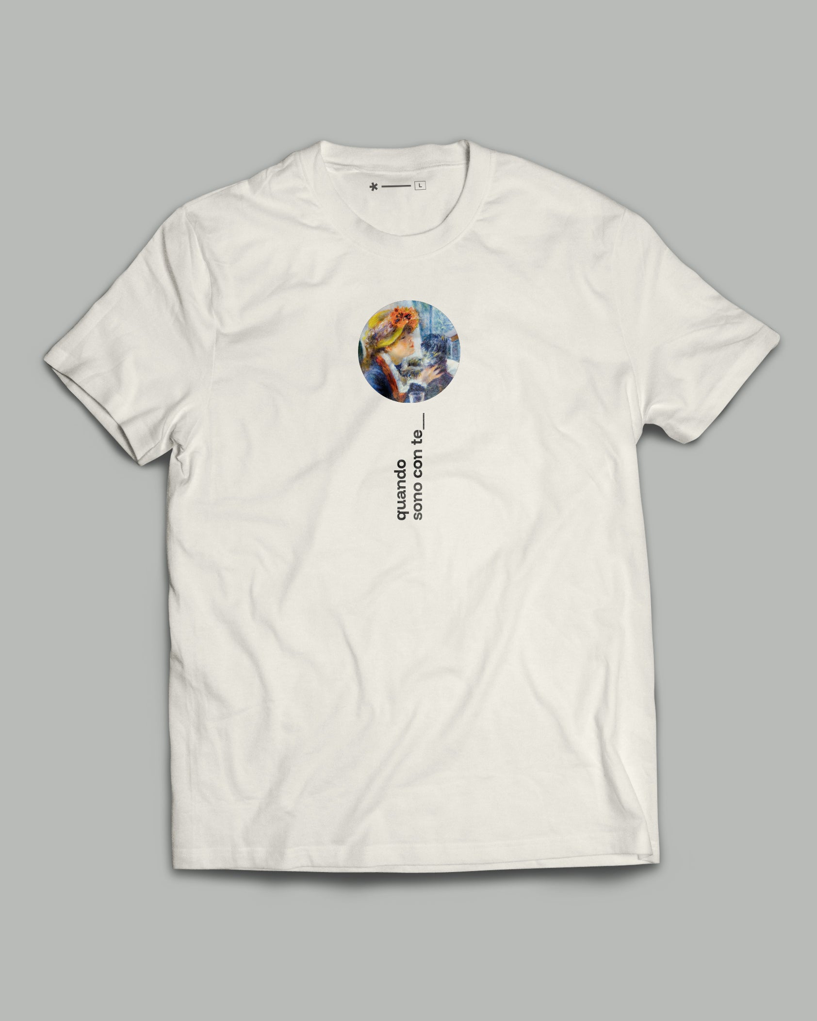 t-shirt quando sono con te